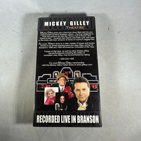 Mickey Gilley Theatre Recorded Live In Branson VHS Classic Country Music - Picture 2 of 4